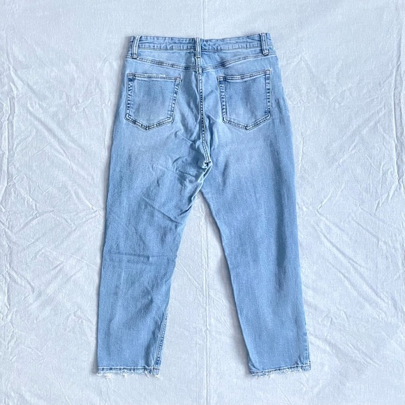 Wild Fable High Rise Distressed Mom Jean - 10 - Picture 2 of 7